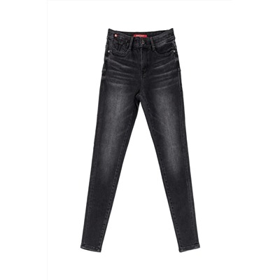 Vaquero skinny fit 7/8 Negro