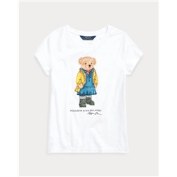 GIRLS 7-16 Raincoat Bear Cotton Tee