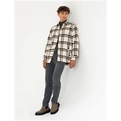 Haki Comfort Fit Gömlek Ceket