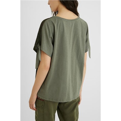 Camiseta tropical lazos
