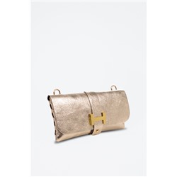 Bandolera de piel - Rosa dorado - Firenze Artegiani
