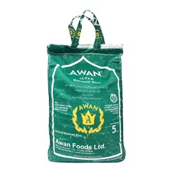 AWAN Super White basmati rice Рис басмати белый 5кг