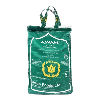 AWAN Super White basmati rice Рис басмати белый 5кг