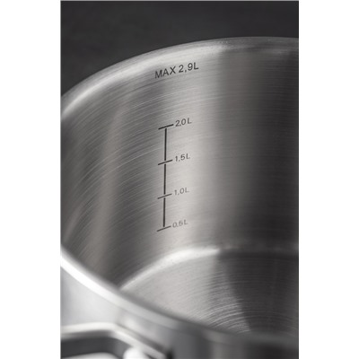 Raye Derin Tencere - Çelik - 18 cm