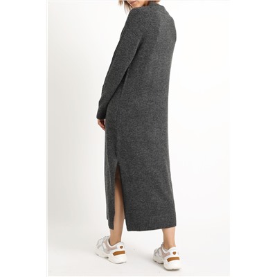 Vestido-jersey Gris