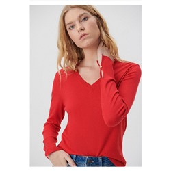 MaviKırmızı Kazak Slim Fit / Dar Kesim 171346-70461