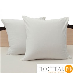 NT Наволочки трикотажные (белый) 70x70-2 шт.