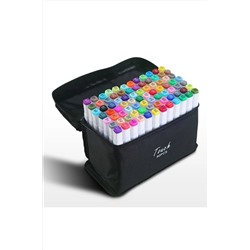 TOUCH SKETC 80 Li Set Çift Taraflı Marker Kalem Seti Çantalı DOUBLE