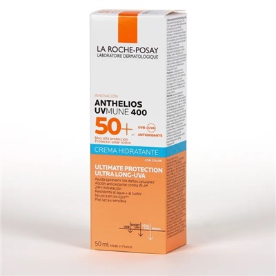 Увлажняющий крем La*** Roche Posay Anthelios UVMUNE 400, цветной SPF 50+ 50 мл