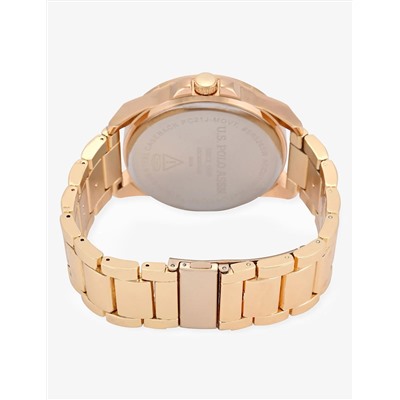 MENS GOLD LINK BRACELET WATCH
