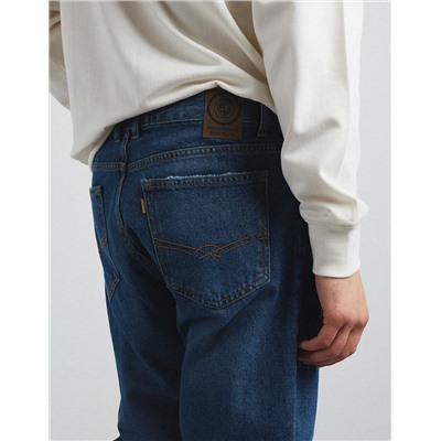 Cropped Fit Jeans, Men, Blue