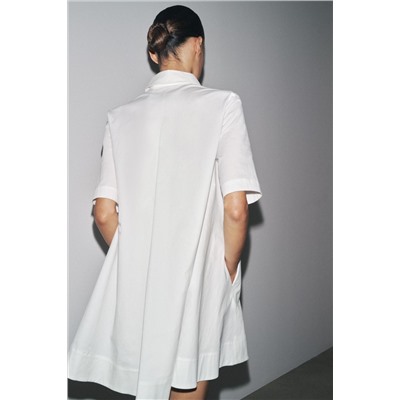 ZW COLLECTION POPLIN SHORT DRESS