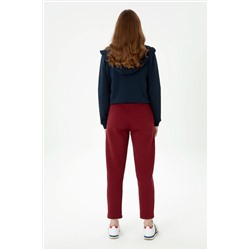 Kadın Bordo Eşofman Altı