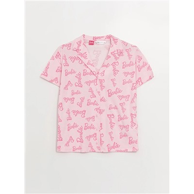 LC Waikiki Gömlek Yaka Barbie Baskılı Kısa Kollu Kadın Pijama Takımı, LCW DREAM                                            
                                            Gömlek Yaka Barbie Baskılı Kısa Kollu Kadın Pijama Takımı