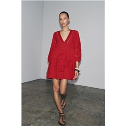 ZW COLLECTION EMBROIDERED SHORT DRESS