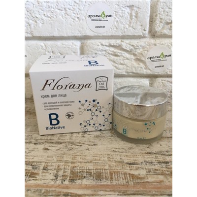 Крем для лица для Молодой кожи Органический BioNative Florana