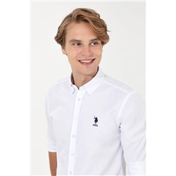 U.S. Polo Assn. Beyaz Erkek Gömlek G081GL004.000.1566252