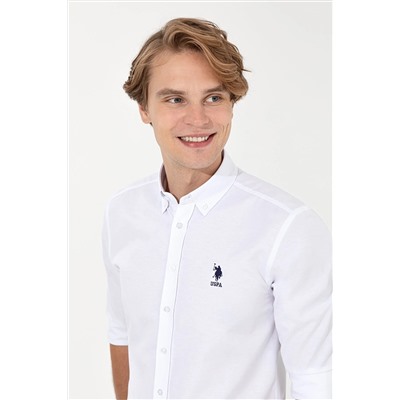 U.S. Polo Assn. Beyaz Erkek Gömlek G081GL004.000.1566252