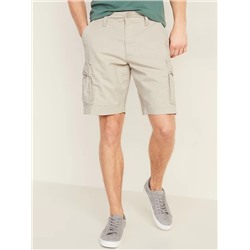 Lived-In Straight Cargo Shorts for Men -- 10-inch inseam