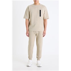 Camiseta oversize - Beige