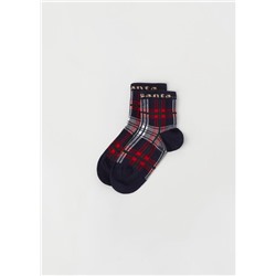 Kurze Socken mit Weihnachtsmuster für Kinder