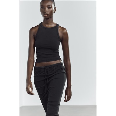 TOP HALTER EFECTO LAVADO