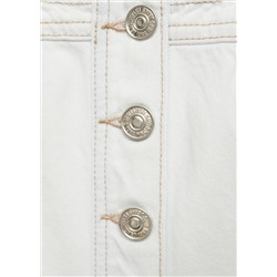 Chaleco vaquero crop bolsillos