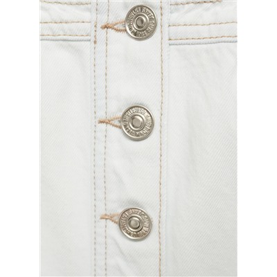 Chaleco vaquero crop bolsillos