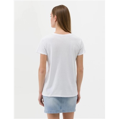 Beyaz Comfort Fit Tişört