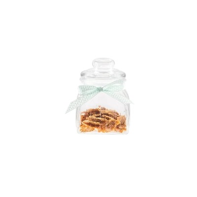 Odetta Kavanoz Kare - Mint Yeşili - 650 ml