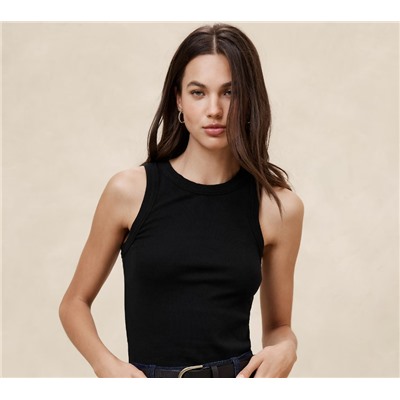 Ribbed Racer Tank