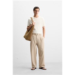 PANTALÓN PLIEGUES CINTURÓN
