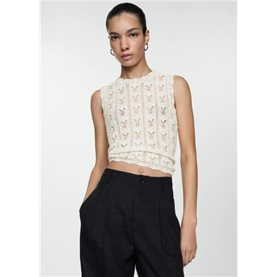 Top punto crochet