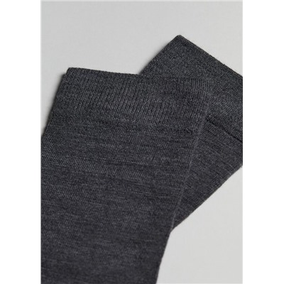 Kurze Herrensocken mit Wolle und Baumwolle