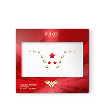 wonder woman starry sky face&body stickers