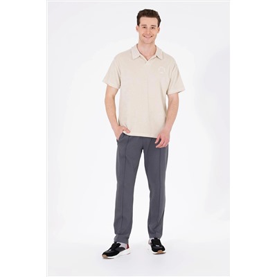 Erkek Taş Comfort Polo Yaka Tişört