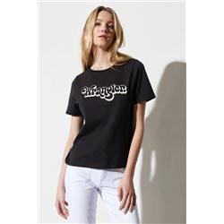 Wrangler Regular Fit Normal Kesim %100 Pamuk Bisiklet Yaka Tişört W7N4D3