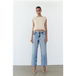 Z1975 MID-WAIST STRAIGHT CROPPED JEANS