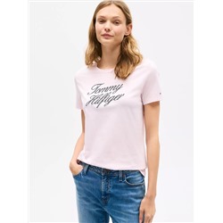 Script Hilfiger Logo T-Shirt