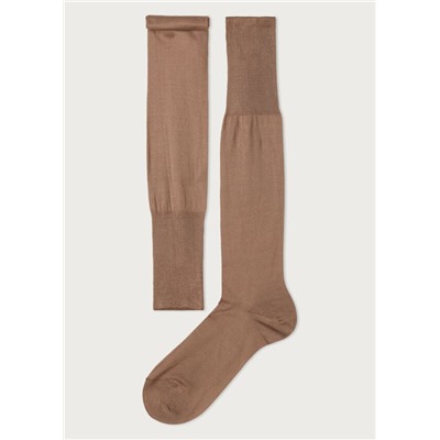Lange Herrensocken mit Fil d‘Ecosse