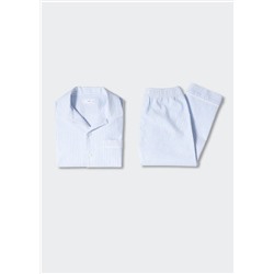 Pijama largo rayas -  Niño | MANGO OUTLET España