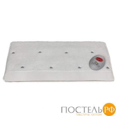 Полотенце Карвен "KALPLI NAKISLI" 70*140 1шт. микрокоттон НS 6016 gri/серый