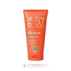 SVR Sun Secure SPF50+ Blur Solaire Crème Mousse Flouteur Optique Sans Parfum 50ml