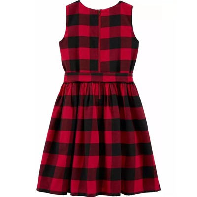 Carter's | Kid Buffalo Check Holiday Dress