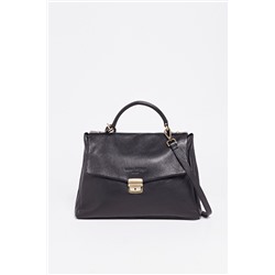 Bolso de piel Bagi Negro