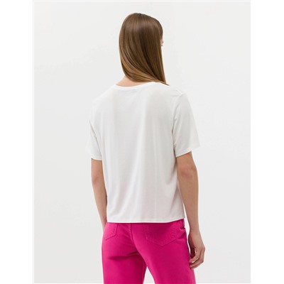 Ekru Comfort Fit Tişört
