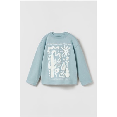 CAMISETA NATURALEZA EMBOSSED