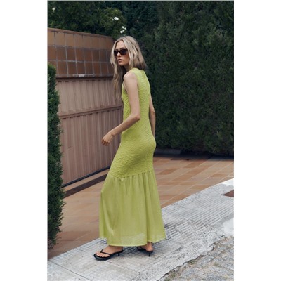 COMBINED KNIT DRESS