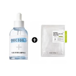 Hi-Moisture Plus Hydra Ampoule + Stay Calm Tea Tree Mask Sheet 1ea, Увлажняющая сыворотка-бустер