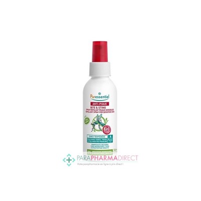 Puressentiel Anti-Pique Spray Répulsif Peaux Sensibles 100ml